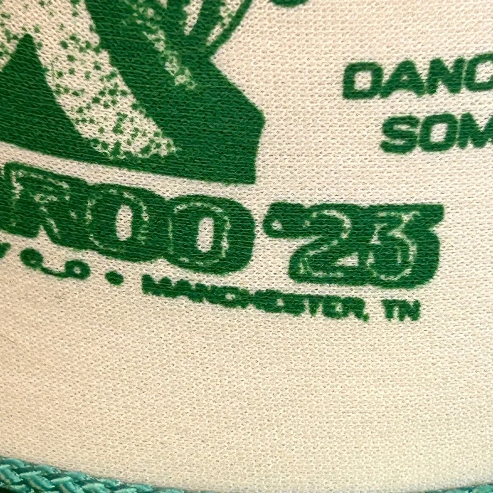 Bonnaroo '23 Dance With Someone Mens Green Otto Trucker Hat Snapback OSFM